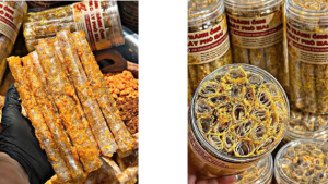 bánh tráng ăn vặt ống