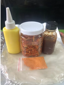 Bánh tráng phơi sương muối tôm