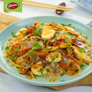 bánh tráng sợi sa tế Thòm Thèm